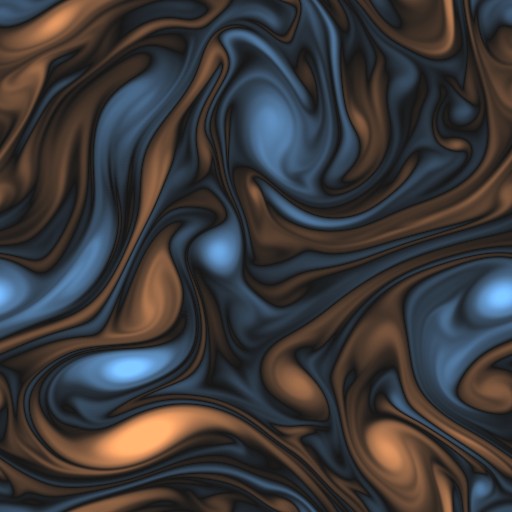 Vorticity at Re = 2000 from JAX-CFD: large blue and orange vortices joined by thin filaments.